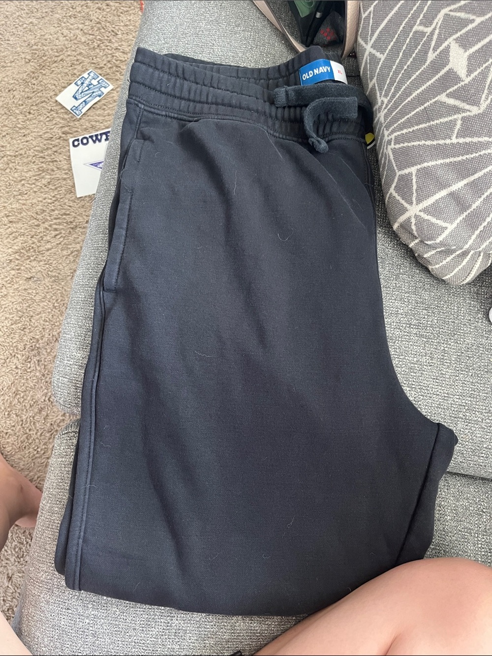 Old Navy Black Pull-On Jogger Sweatpants